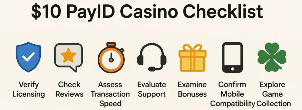 $10 payid casino checklist 10 payid casino checklist
